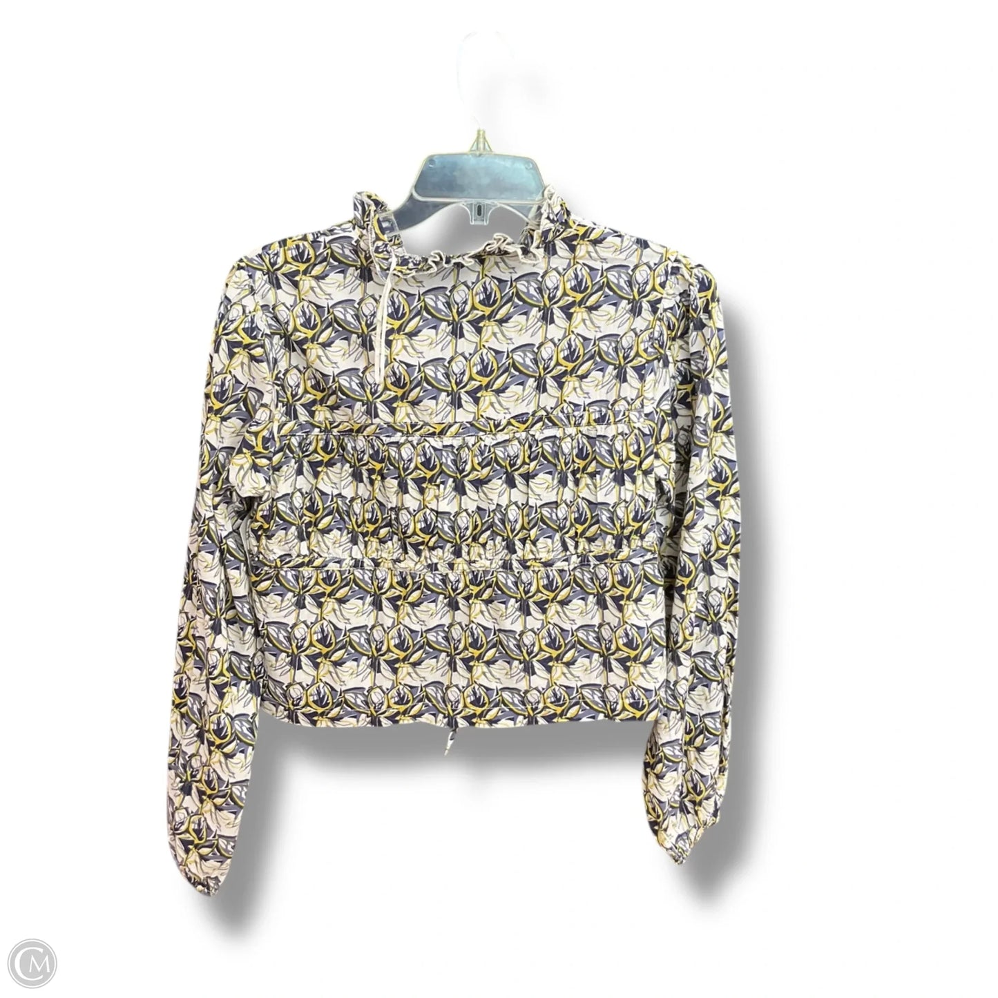 Cardigan By Cmc In Blue & Cream, Size: S