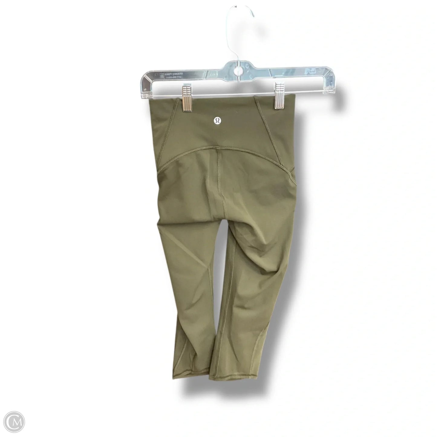 Athletic Capris By Lululemon In Green, Size: 2