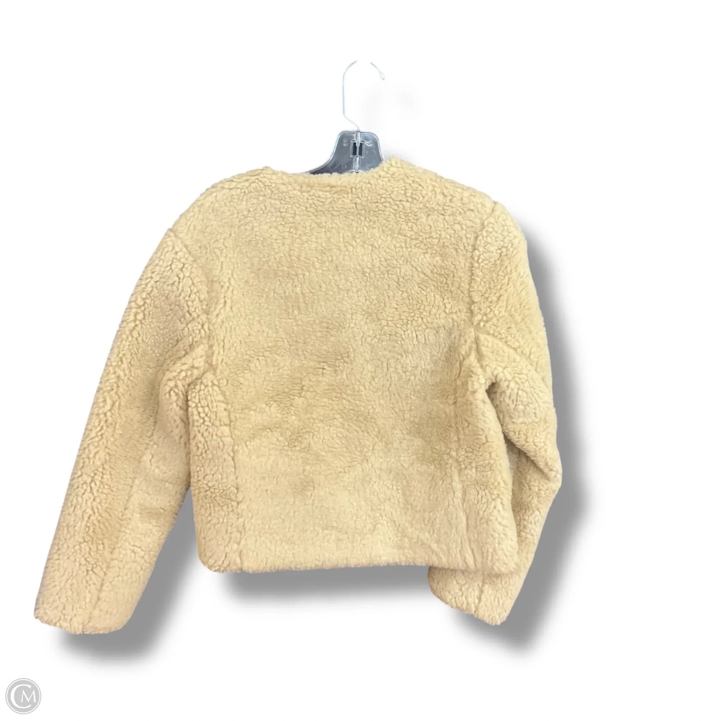 Jacket Faux Fur & Sherpa By Abercrombie And Fitch In Beige, Size: Xs