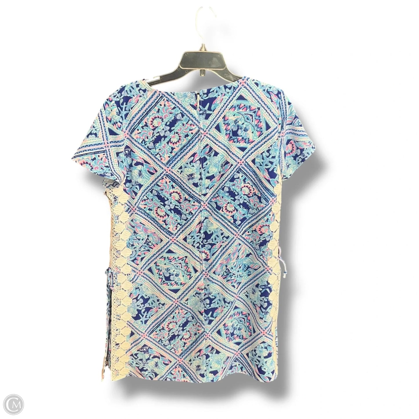 Dress Designer By Lilly Pulitzer In Blue & White, Size: Xl