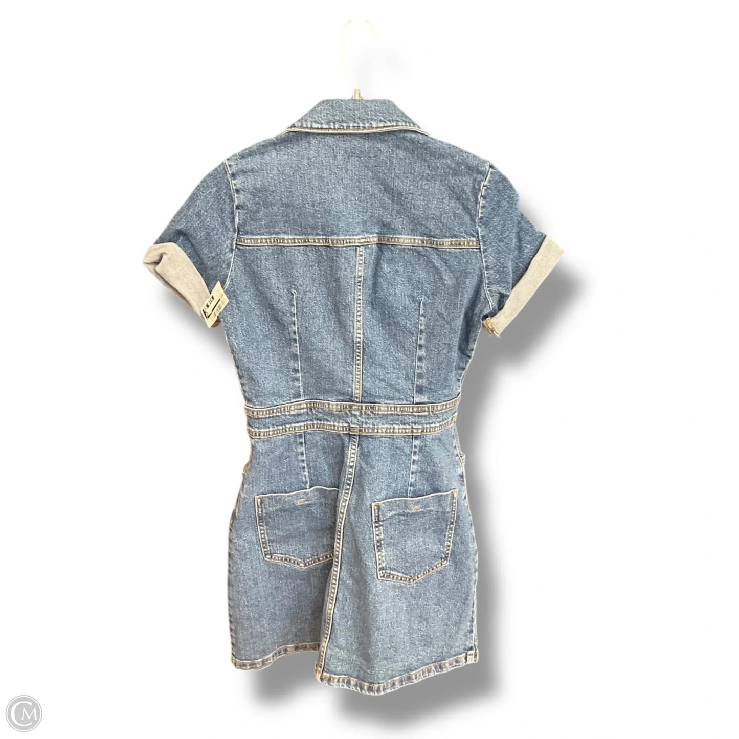 Dress Casual Short By Zara In Blue Denim, Size: S