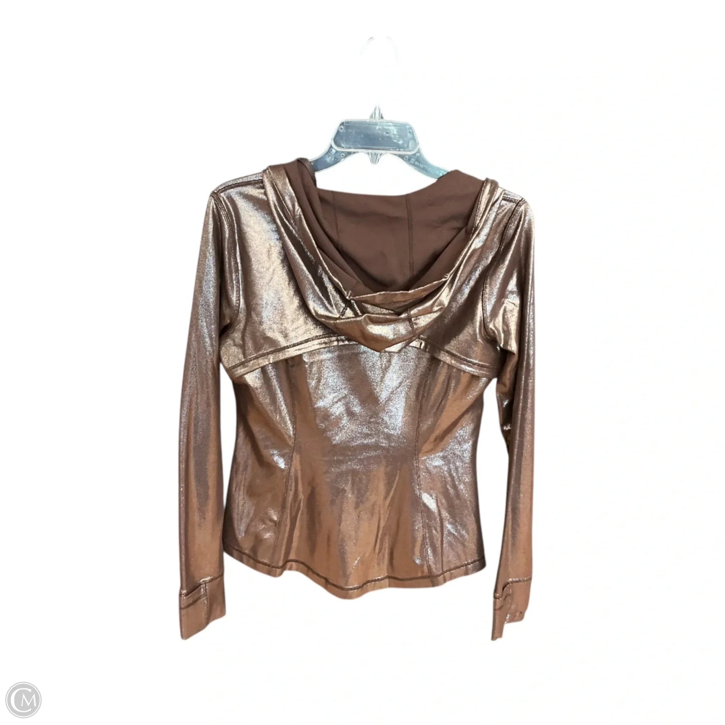 Athletic Jacket By Lululemon In Brown, Size: 10