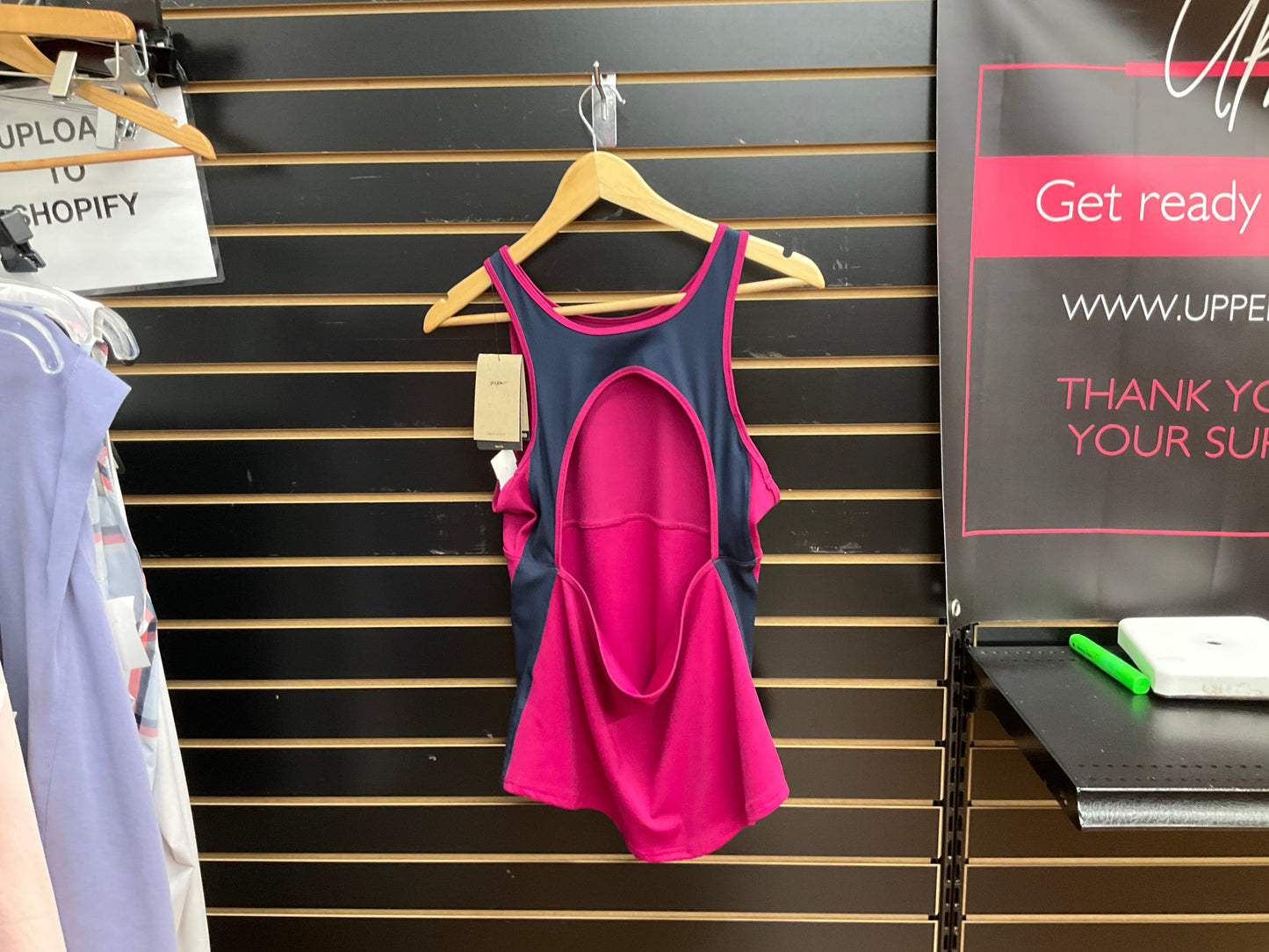 Athletic Tank Top By Nike Apparel In Pink, Size: Xxl