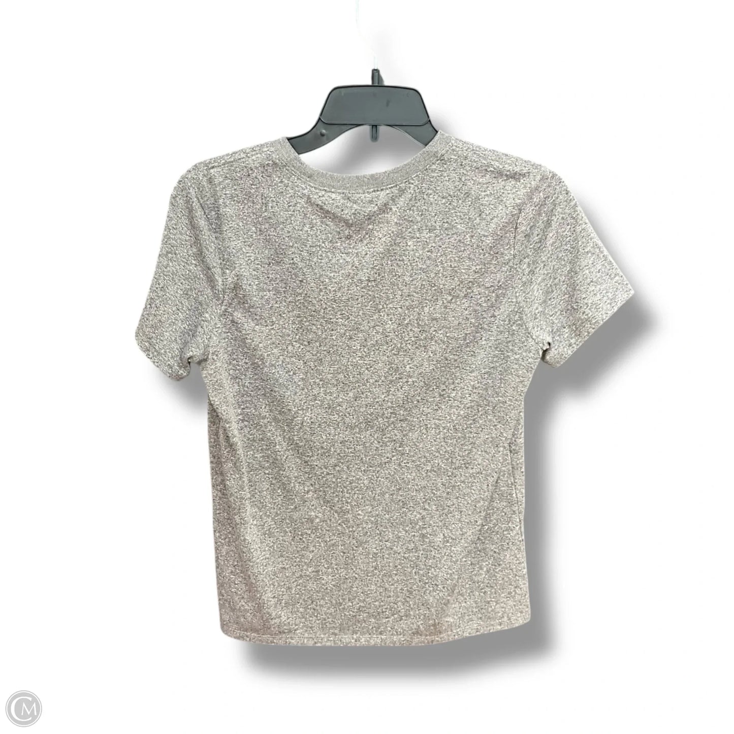 Athletic Top Short Sleeve By Nike Apparel In Grey, Size: S