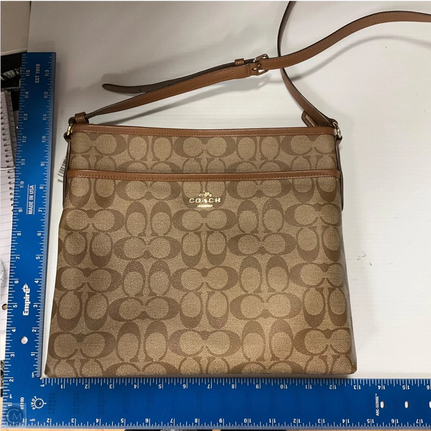 Crossbody Designer By Coach, Size: Large