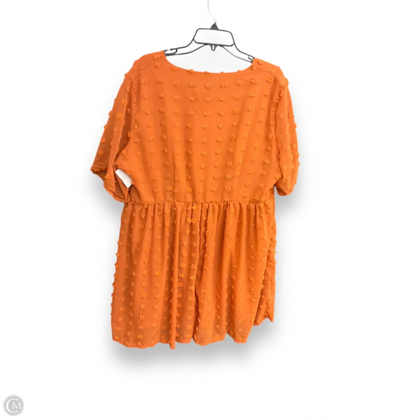 Dress Casual Short By Grace Karin In Orange, Size: 2x