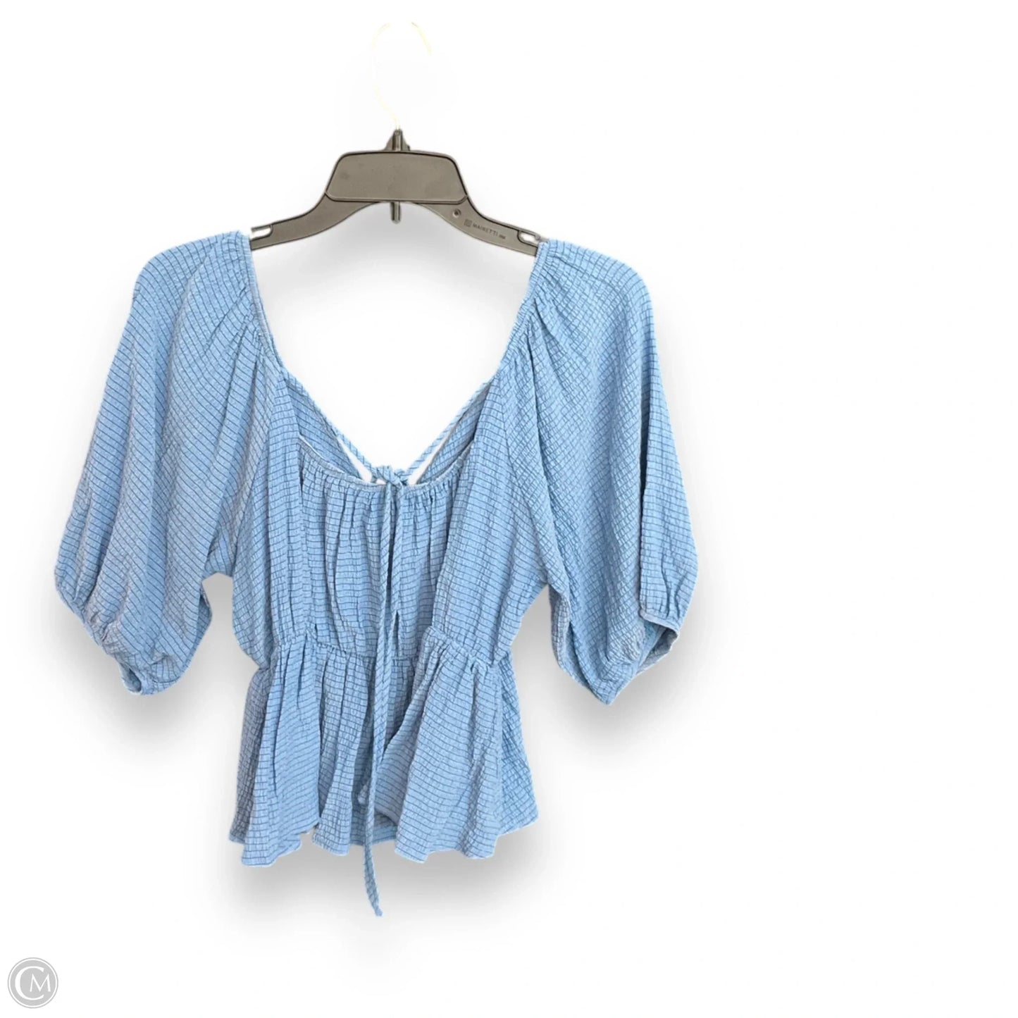 Top Short Sleeve By Arula In Blue, Size: 2x