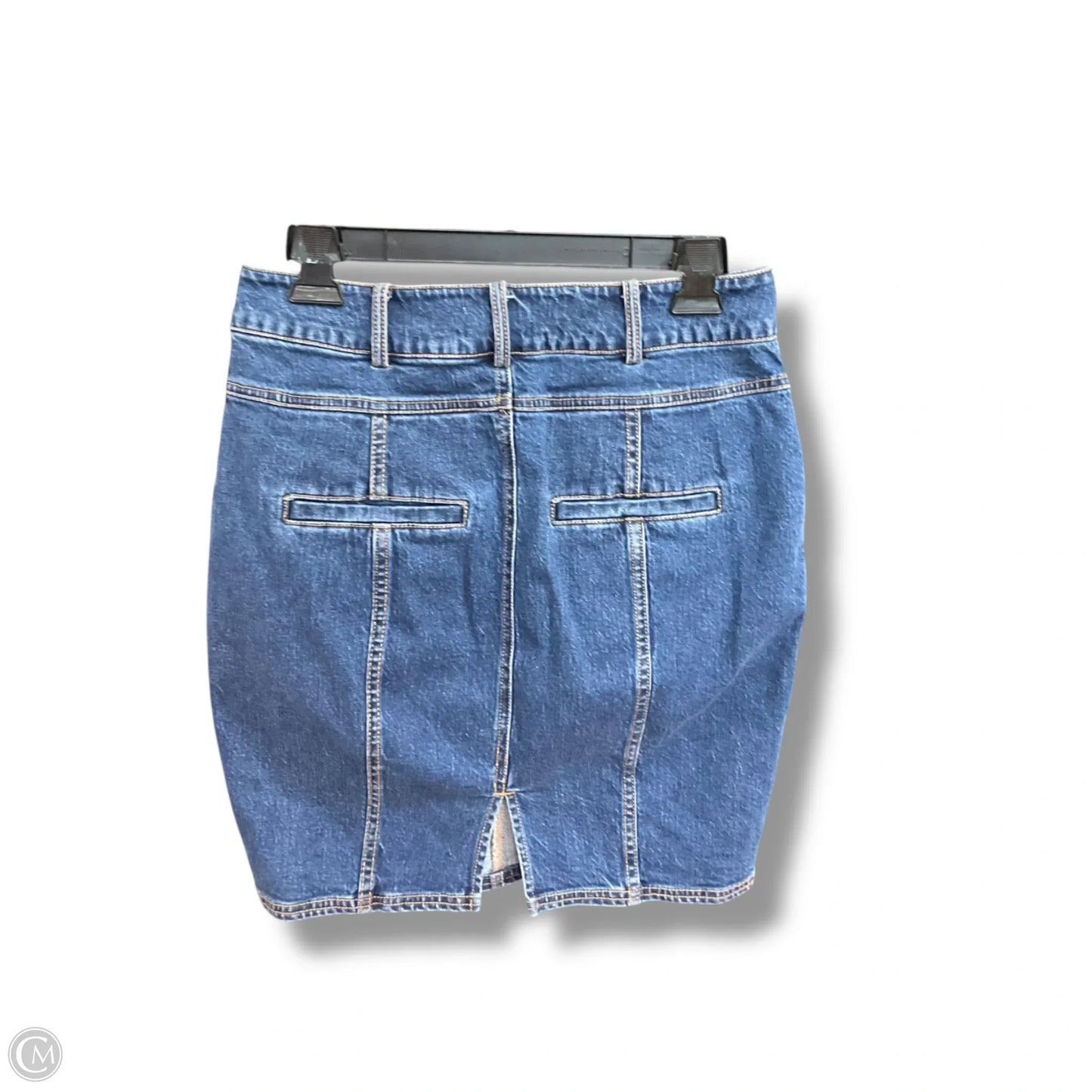 Skirt Mini & Short By Pilcro In Blue Denim, Size: 6