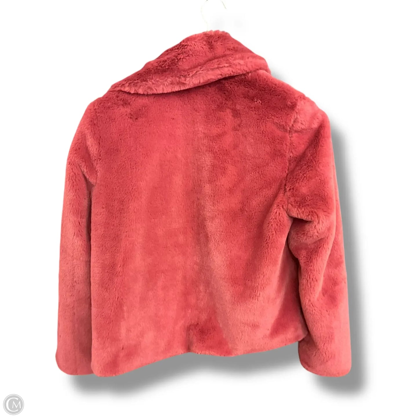 Coat Faux Fur & Sherpa By Cotton Candy LA In Red, Size: S