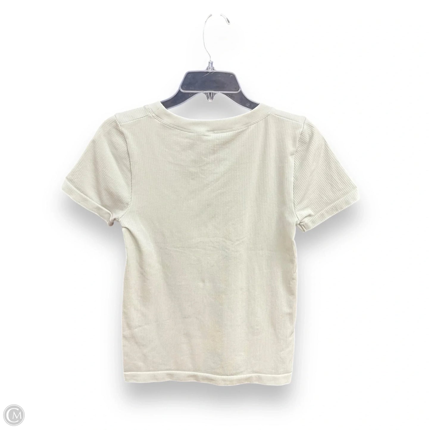 Athletic Top Short Sleeve By Athleta In Green, Size: M