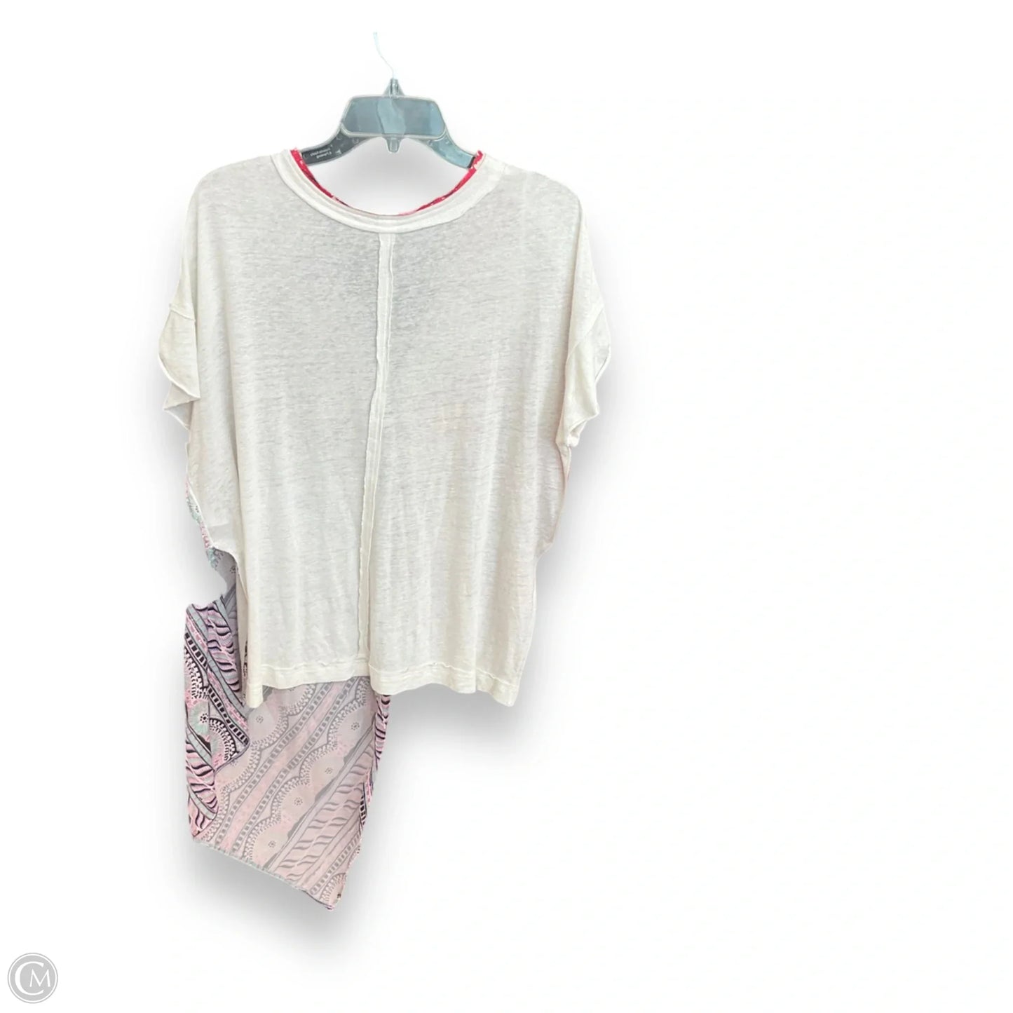 Top Short Sleeve By Free People In Multi-colored, Size: M