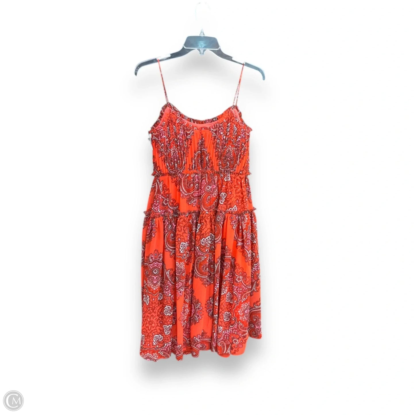 Dress Casual Midi By Banana Republic In Paisley Print, Size: S