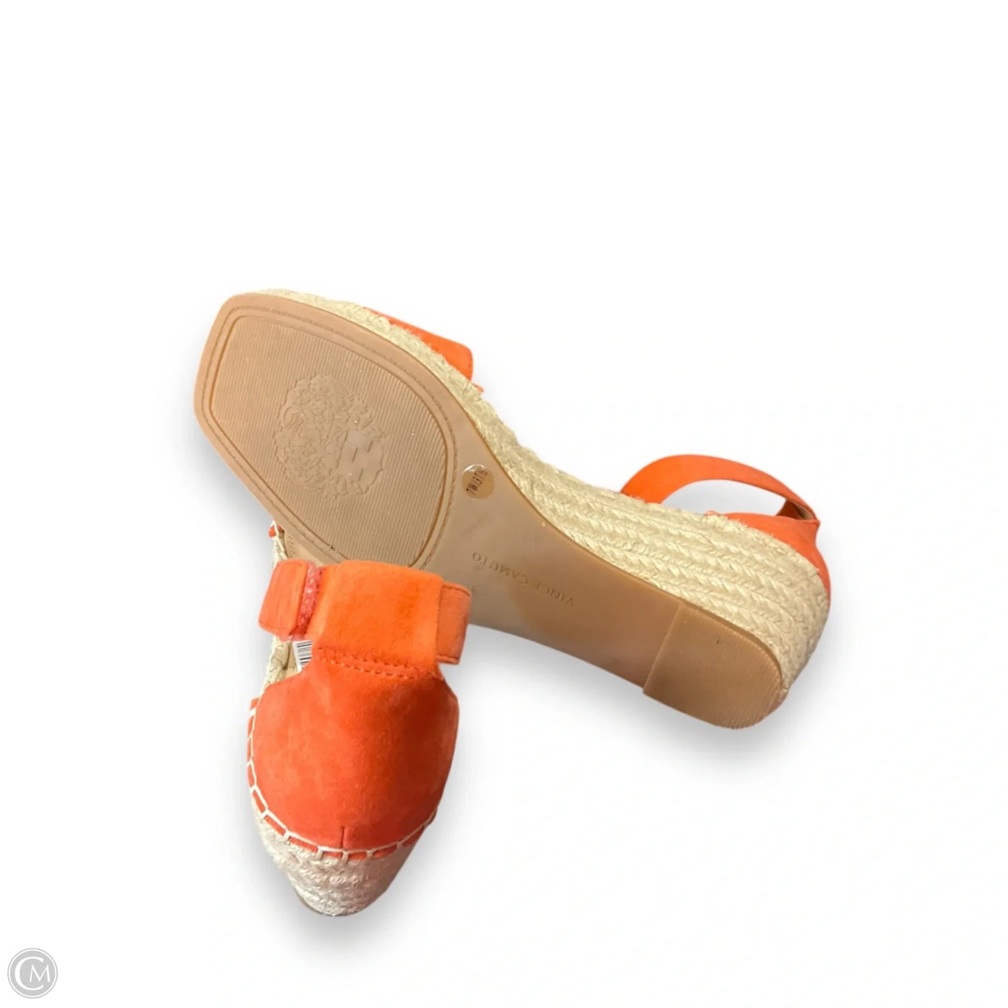 Shoes Heels Wedge By Vince Camuto In Orange, Size: 7