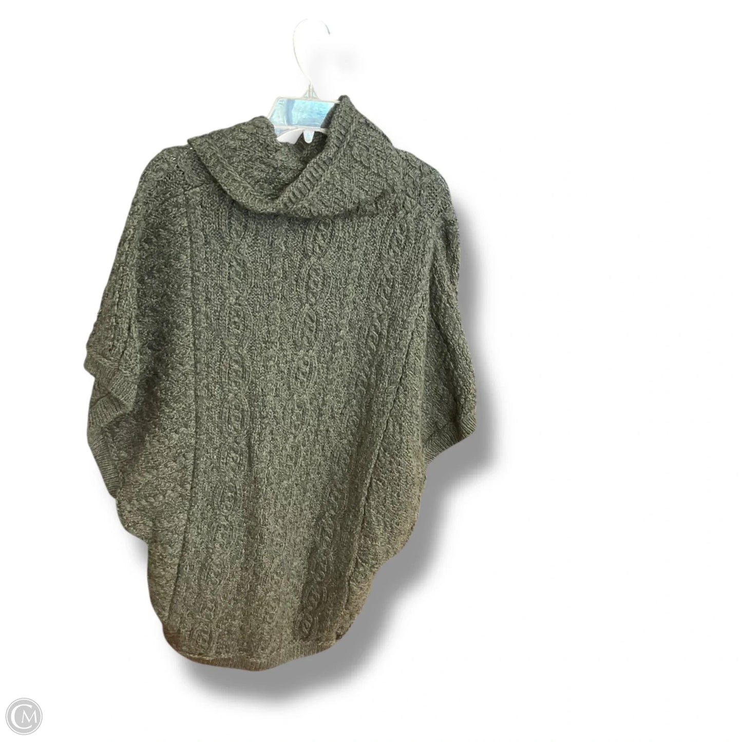 Poncho By Clothes Mentor In Green, Size: S