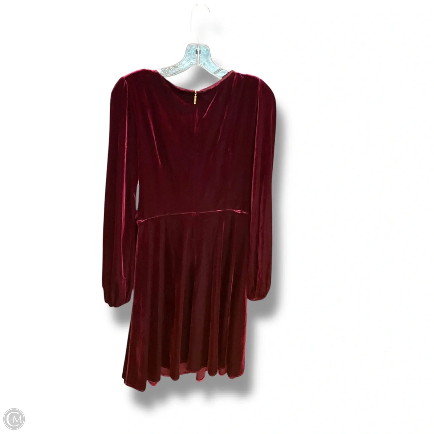 Dress Designer By Karl Lagerfeld In Maroon, Size: M