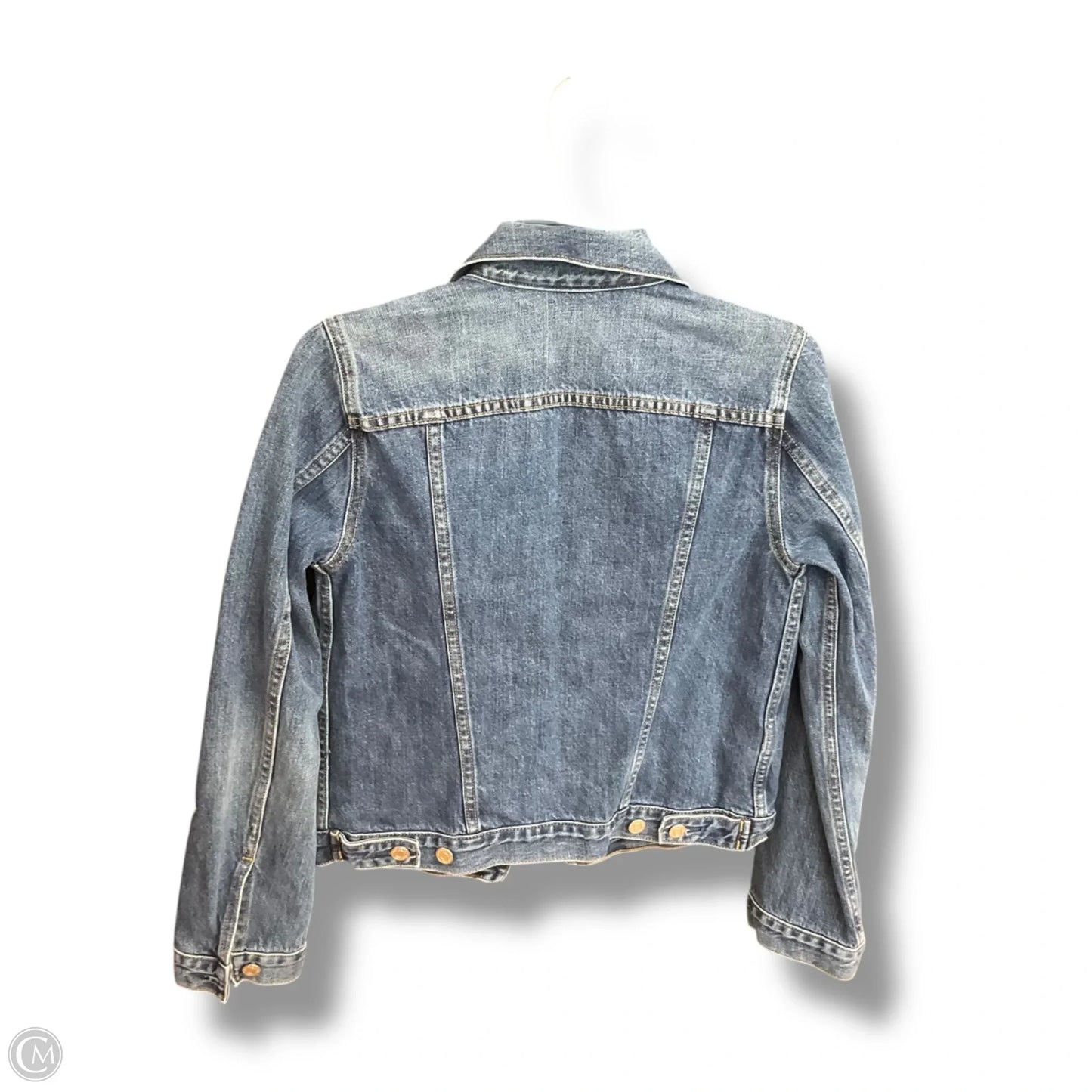 Jacket Denim By Gap In Blue Denim, Size: S