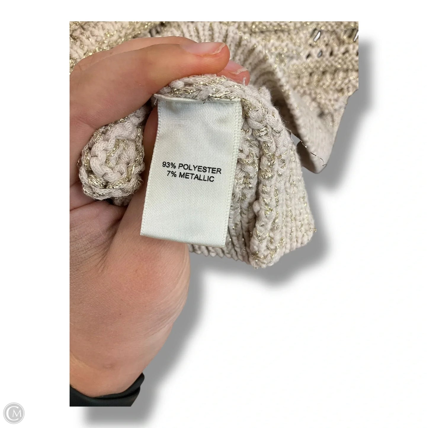 Sweater Short Sleeve By Rachel Zoe In Gold, Size: Xs