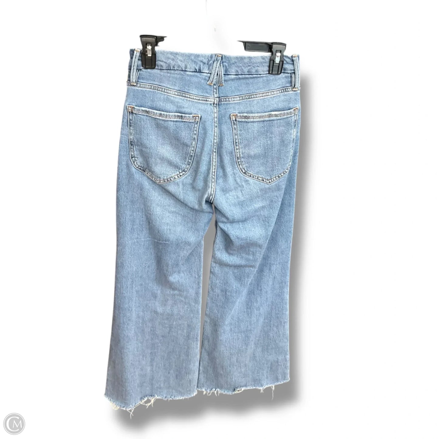 Jeans Straight By Good American In Blue Denim, Size: 4