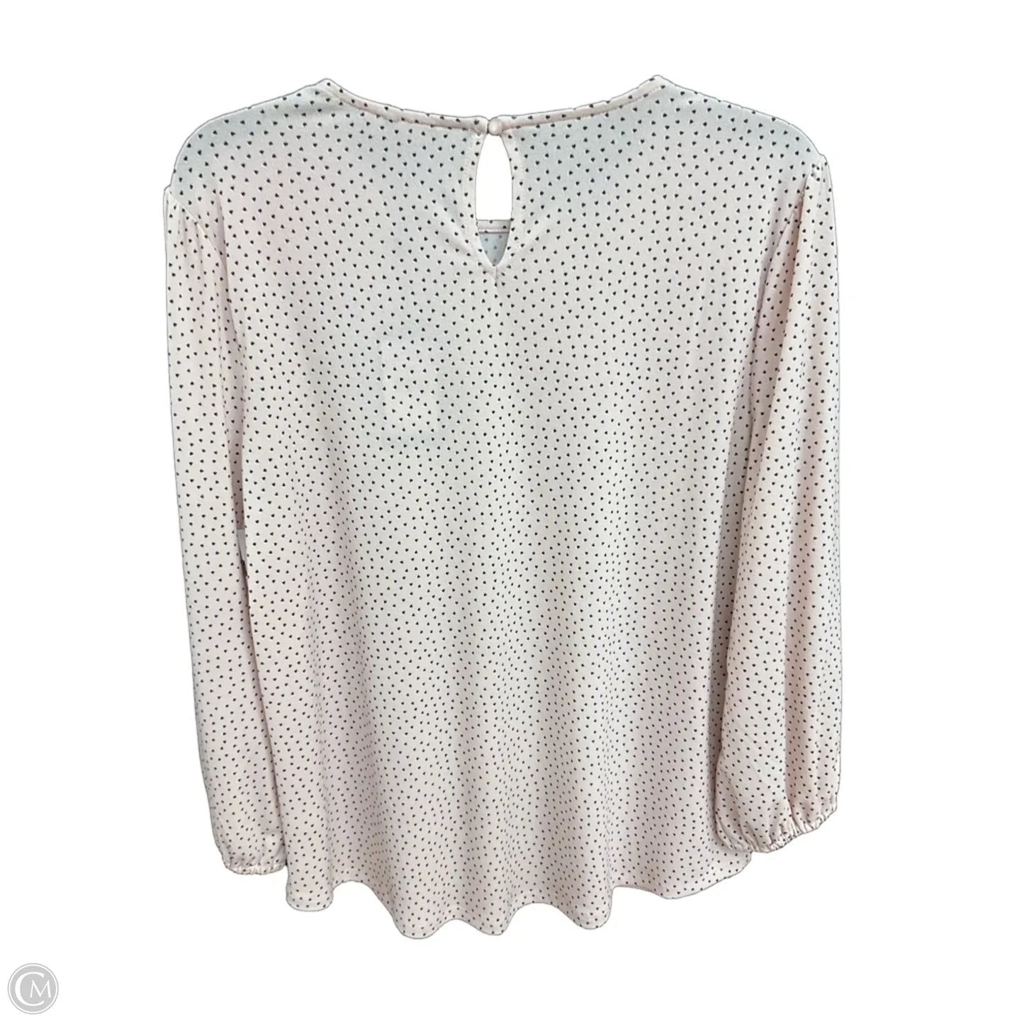 Top Long Sleeve By Adrianna Papell In Pink, Size: Lp