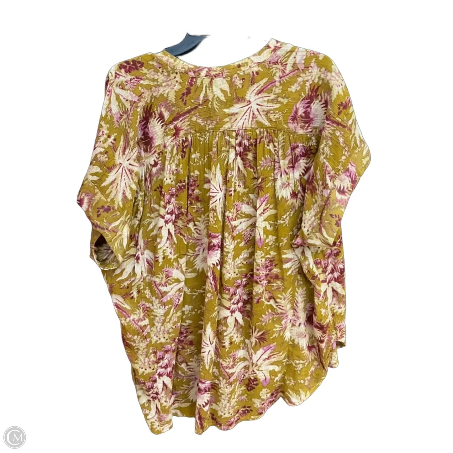 Blouse Short Sleeve By Pilcro In Floral Print, Size: L