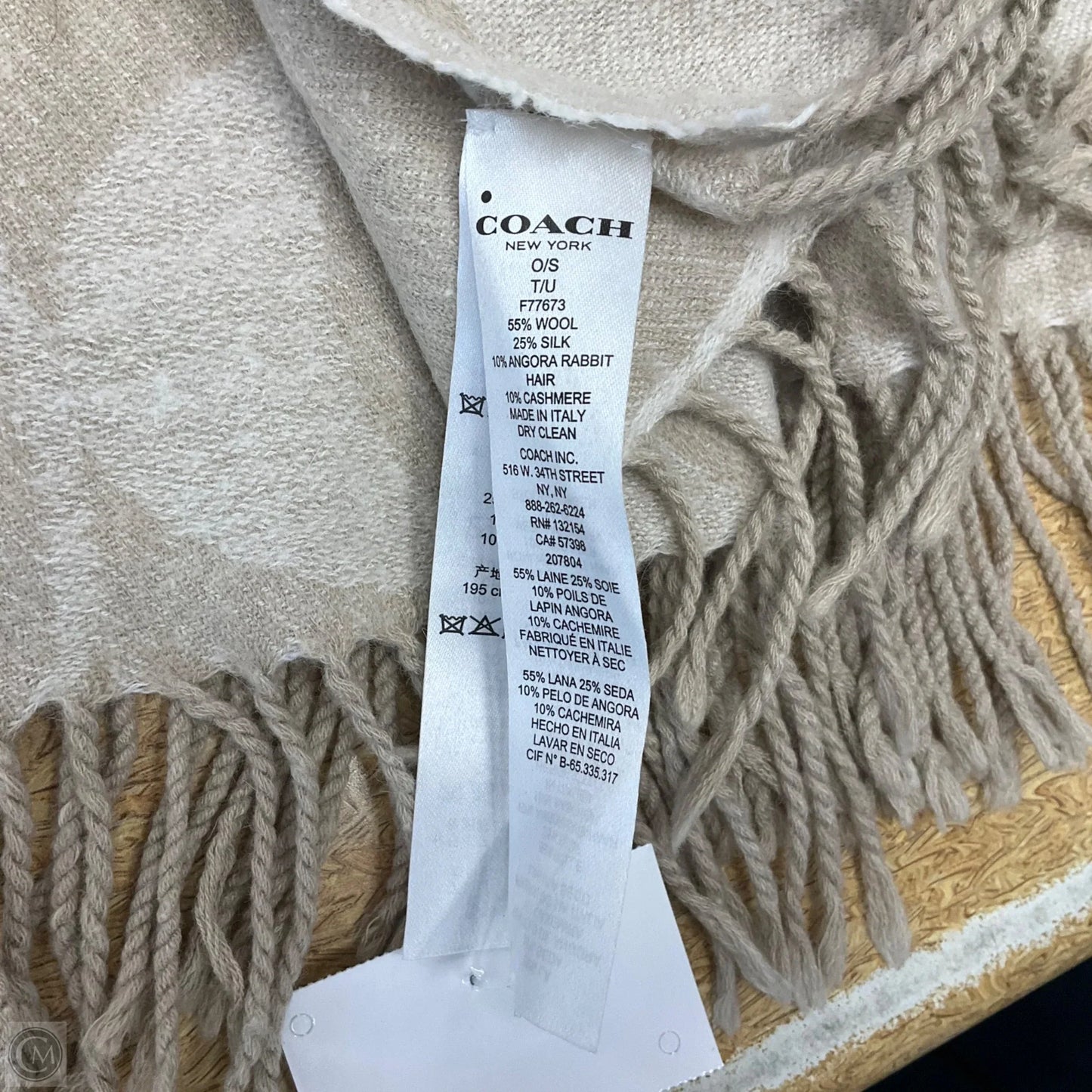 Scarf Designer By Coach