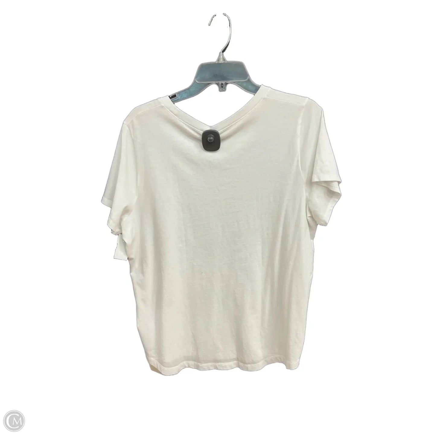 Top Short Sleeve By Madewell In White, Size: Xxl