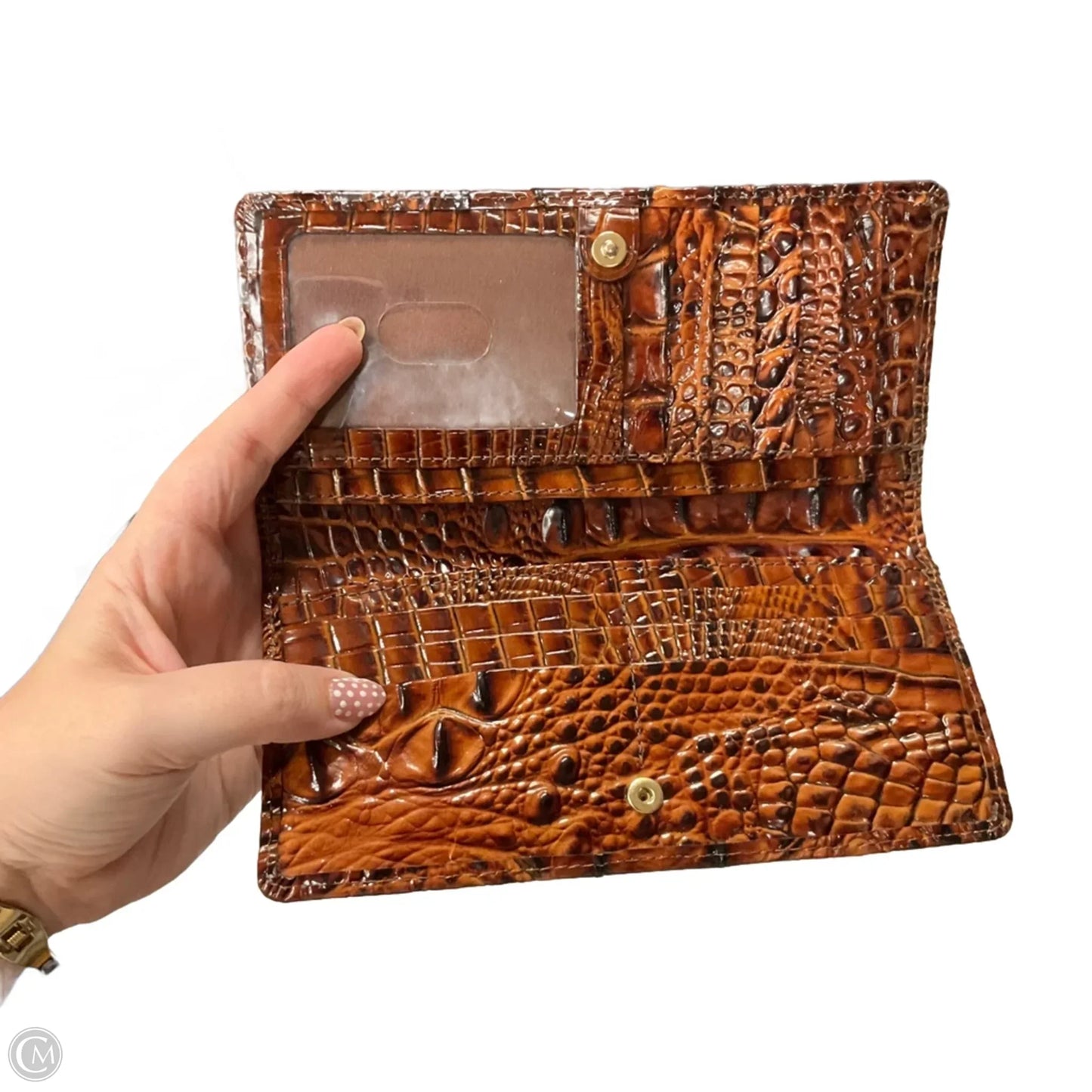 Wallet Designer By Brahmin, Size: Medium