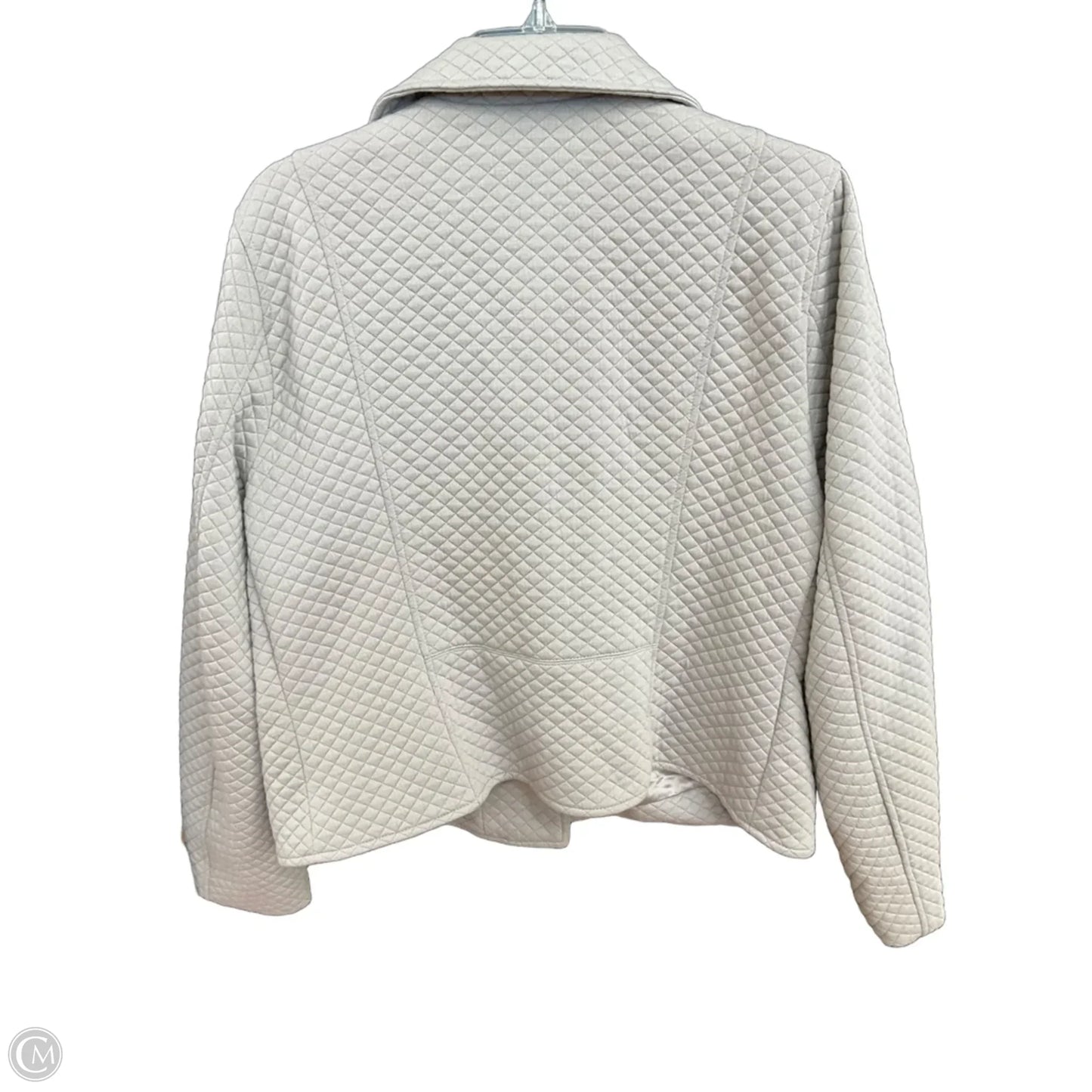Jacket Moto By Torrid In Grey, Size: 1x