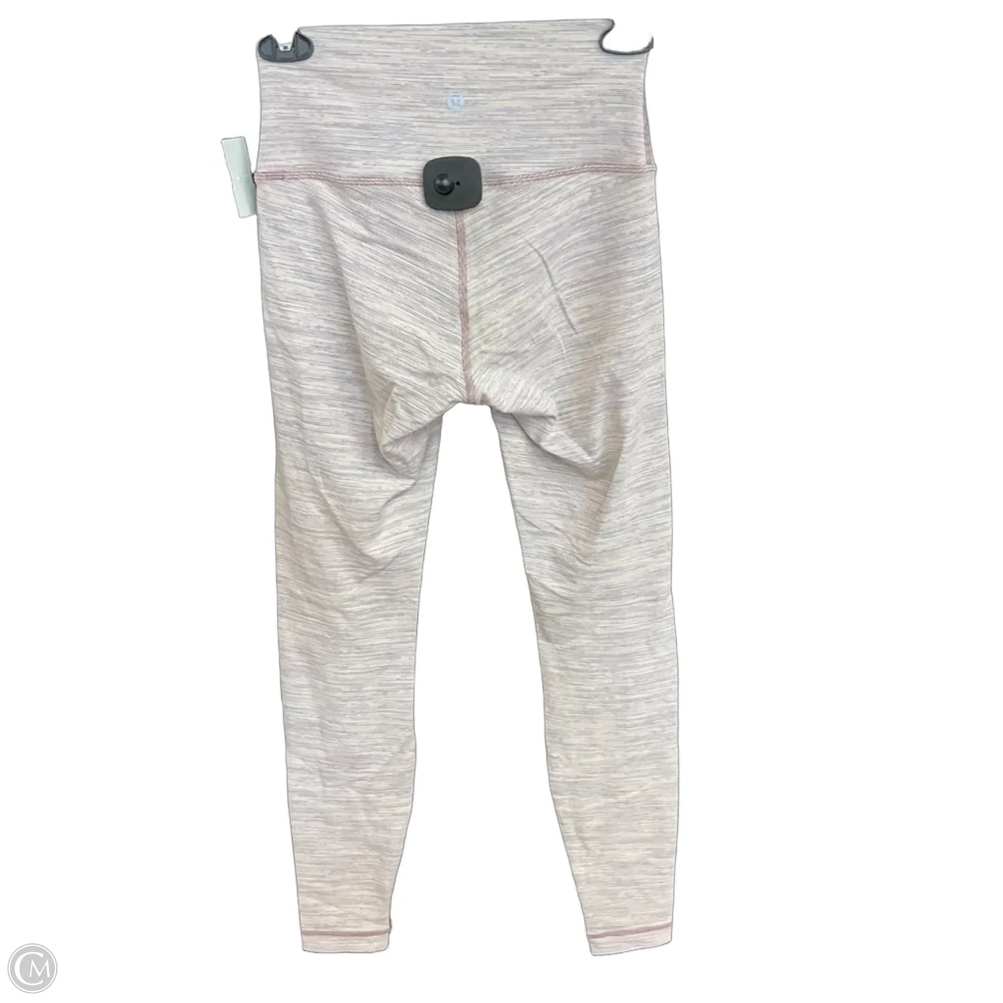 Athletic Leggings By Lululemon In Striped Pattern, Size: S