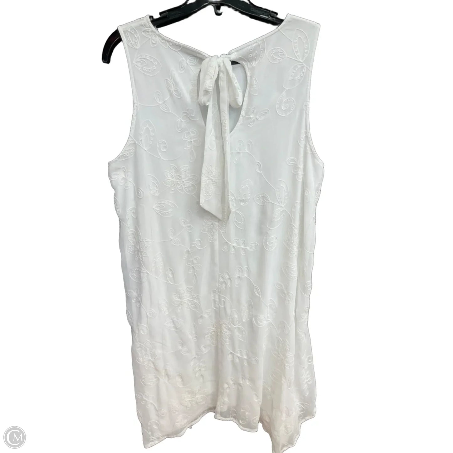Dress Casual Midi By Elle In White, Size: Xxl