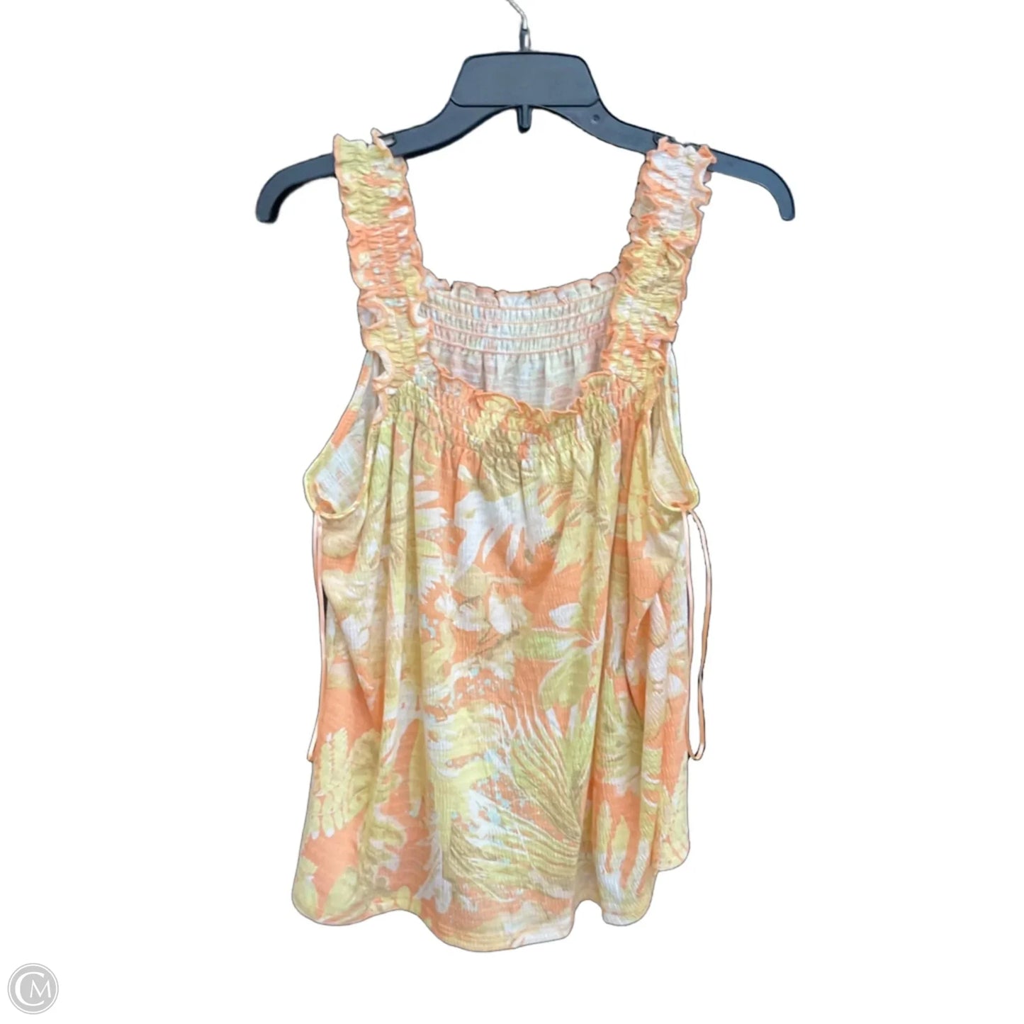 Top Sleeveless By Lc Lauren Conrad In Yellow, Size: Xl