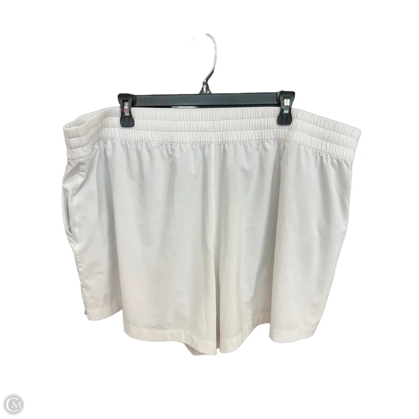 Athletic Shorts By Athleta In White, Size: 2x