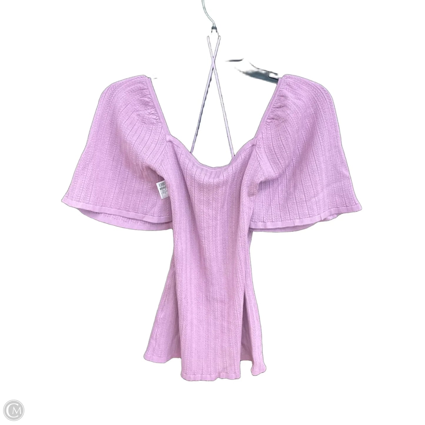 Top Short Sleeve By Catherine Malandrino In Purple, Size: S