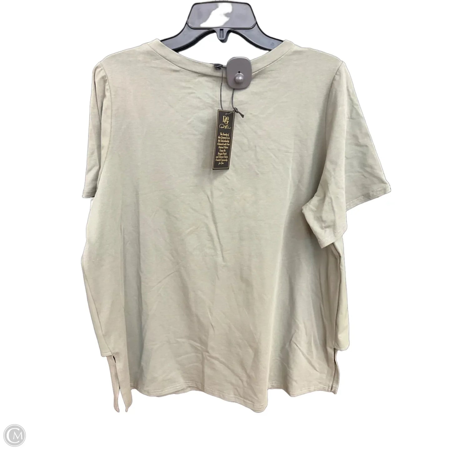 Top Short Sleeve By Dg2 In Green, Size: Xl