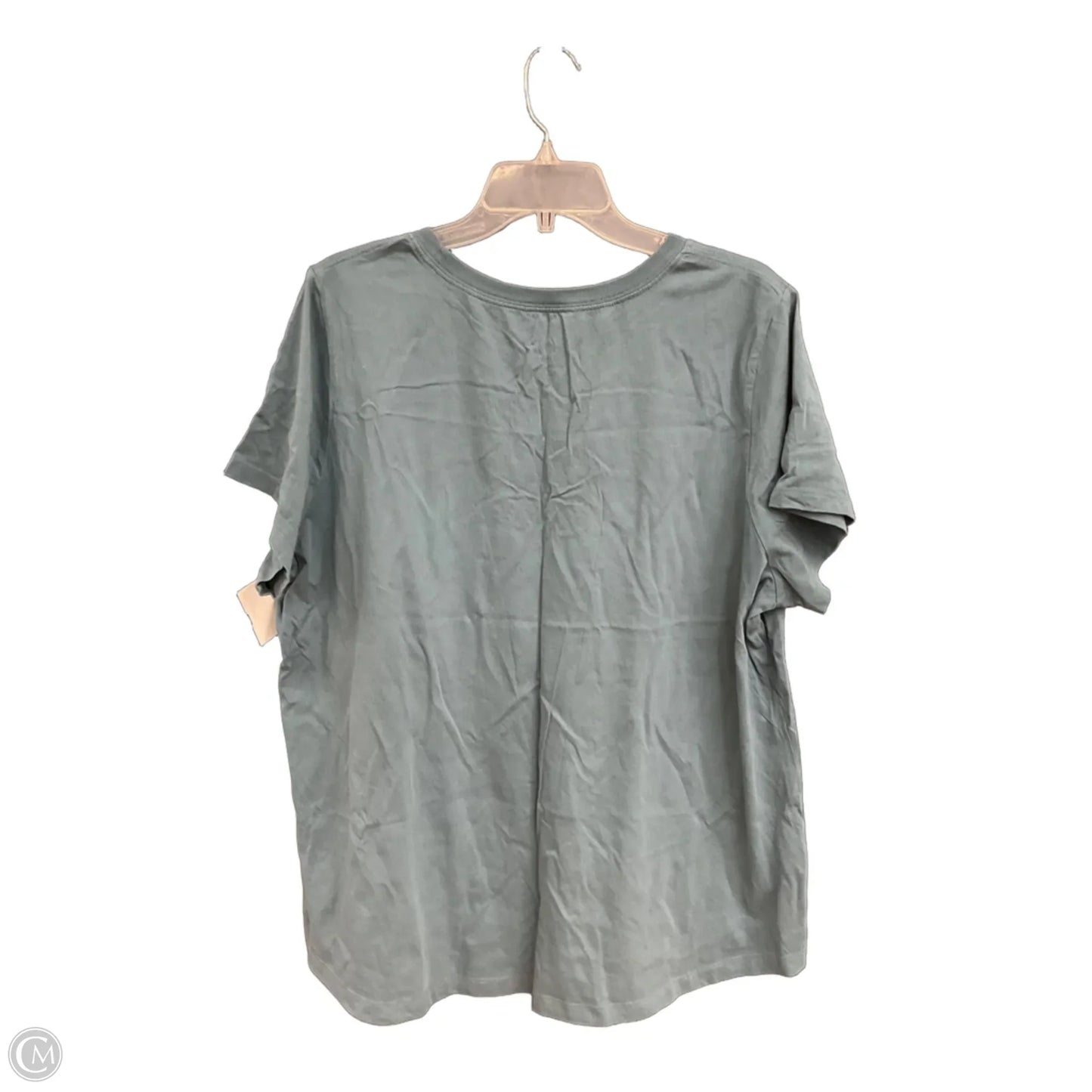 Athletic Top Short Sleeve By Nike In Blue, Size: 2x
