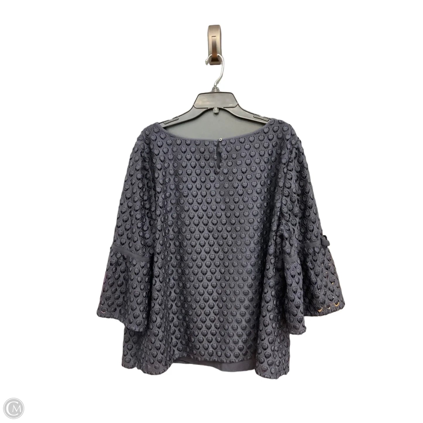 Top Long Sleeve By Talbots In Blue, Size: 3x