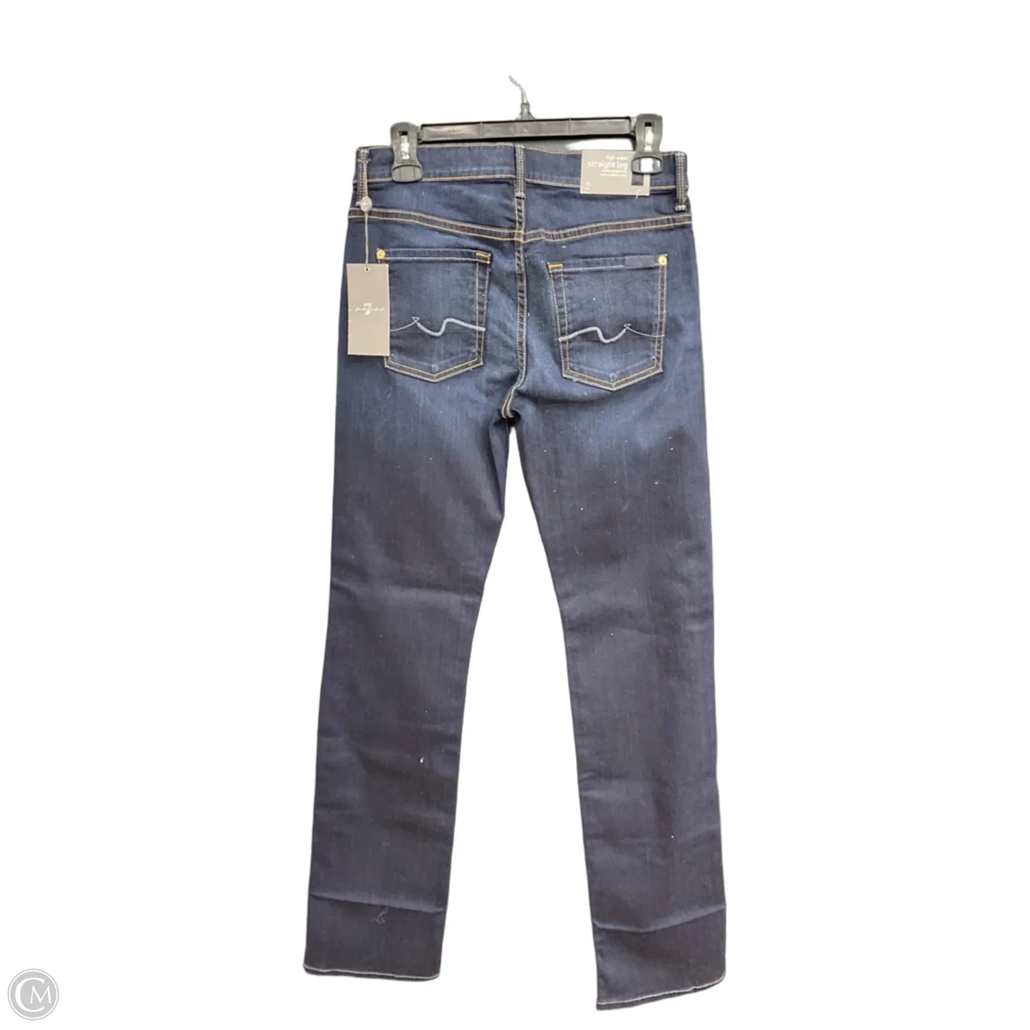 Jeans Straight By 7 For All Mankind In Blue, Size: 8