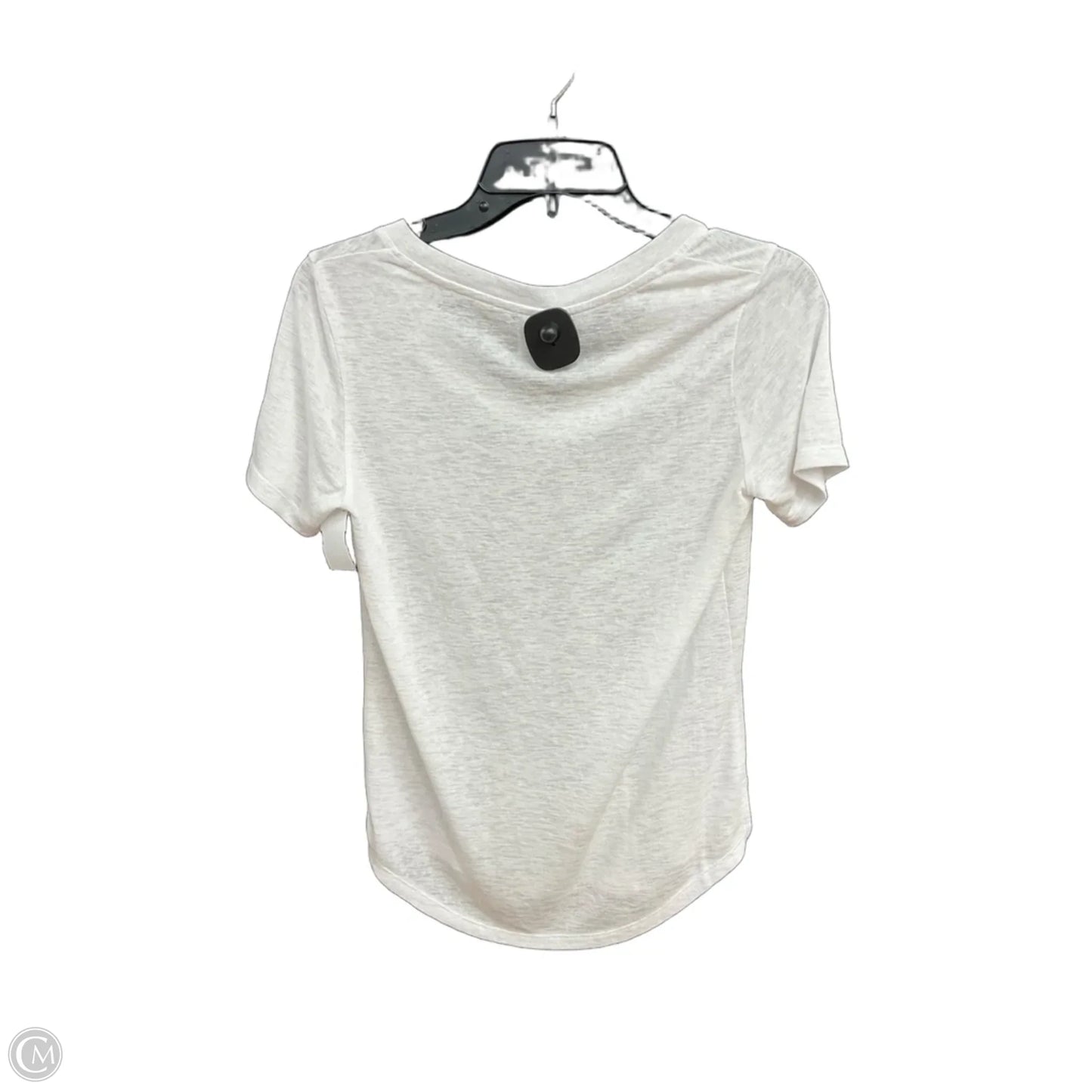 Top Short Sleeve By Athleta In White, Size: Xs