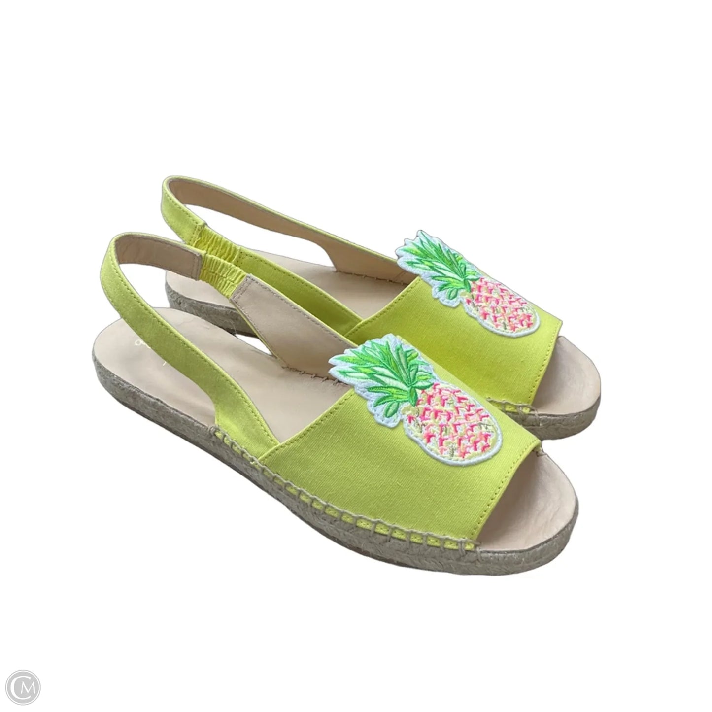 Sandals Designer By Lilly Pulitzer In Yellow, Size: 6.5
