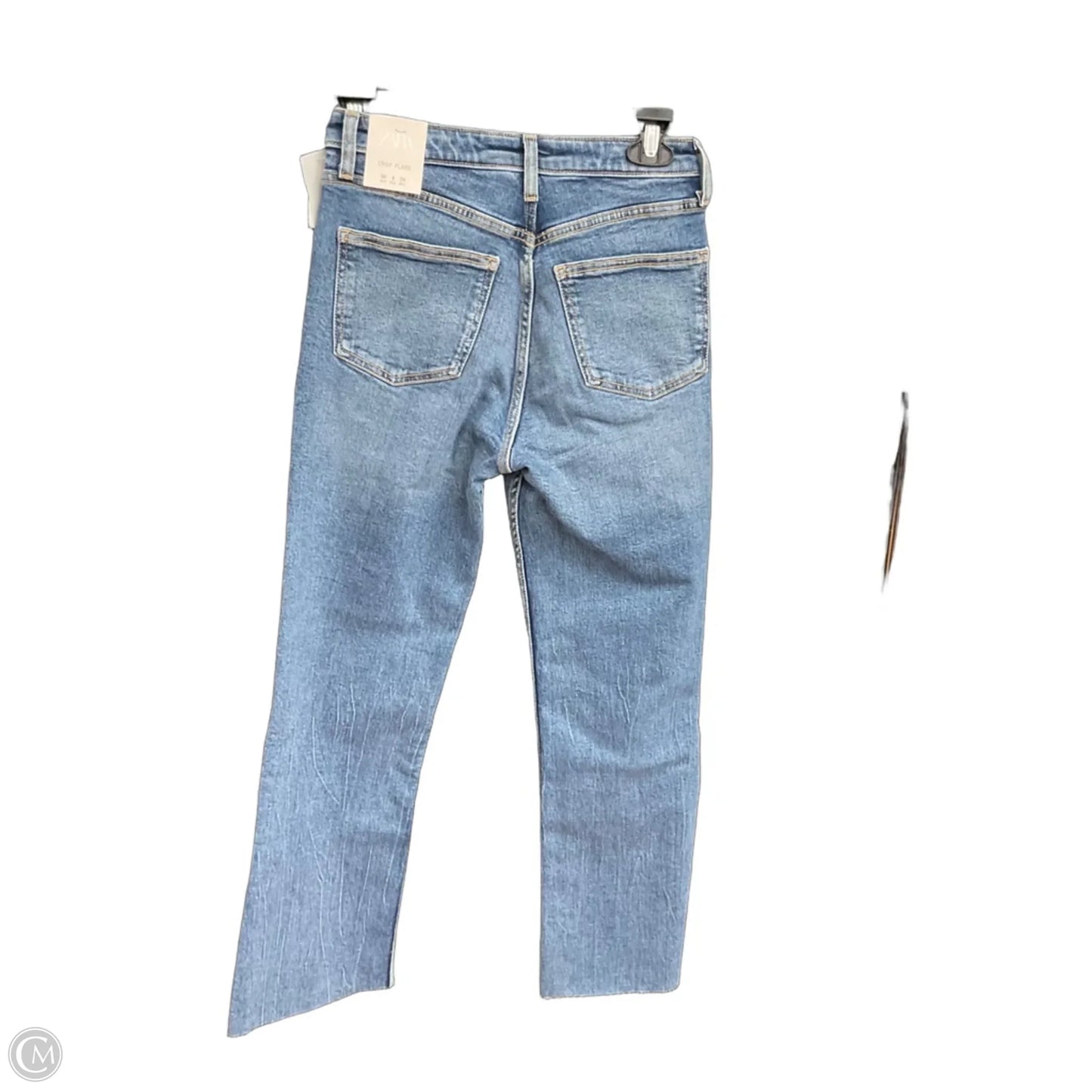 Jeans Cropped By Zara In Blue, Size: 4