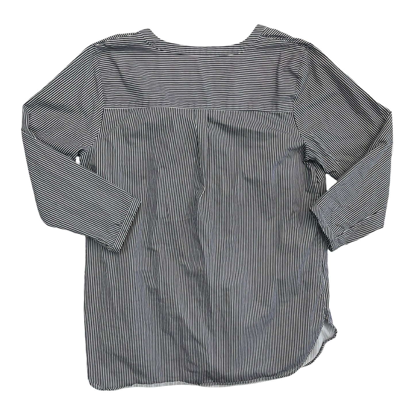 Top 2Pc Ls By Talbots In Striped Pattern, Size:L