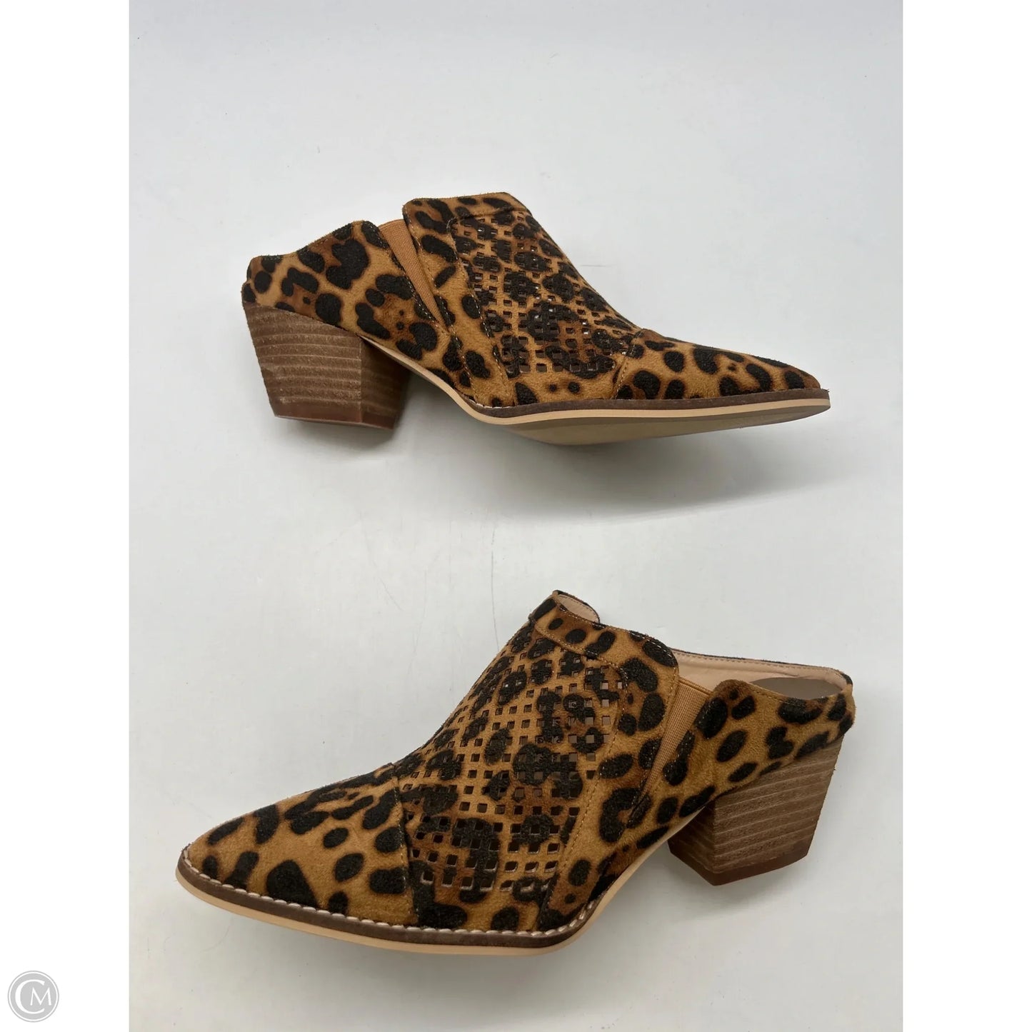 Shoes Heels Block By Corkys In Animal Print, Size: 11