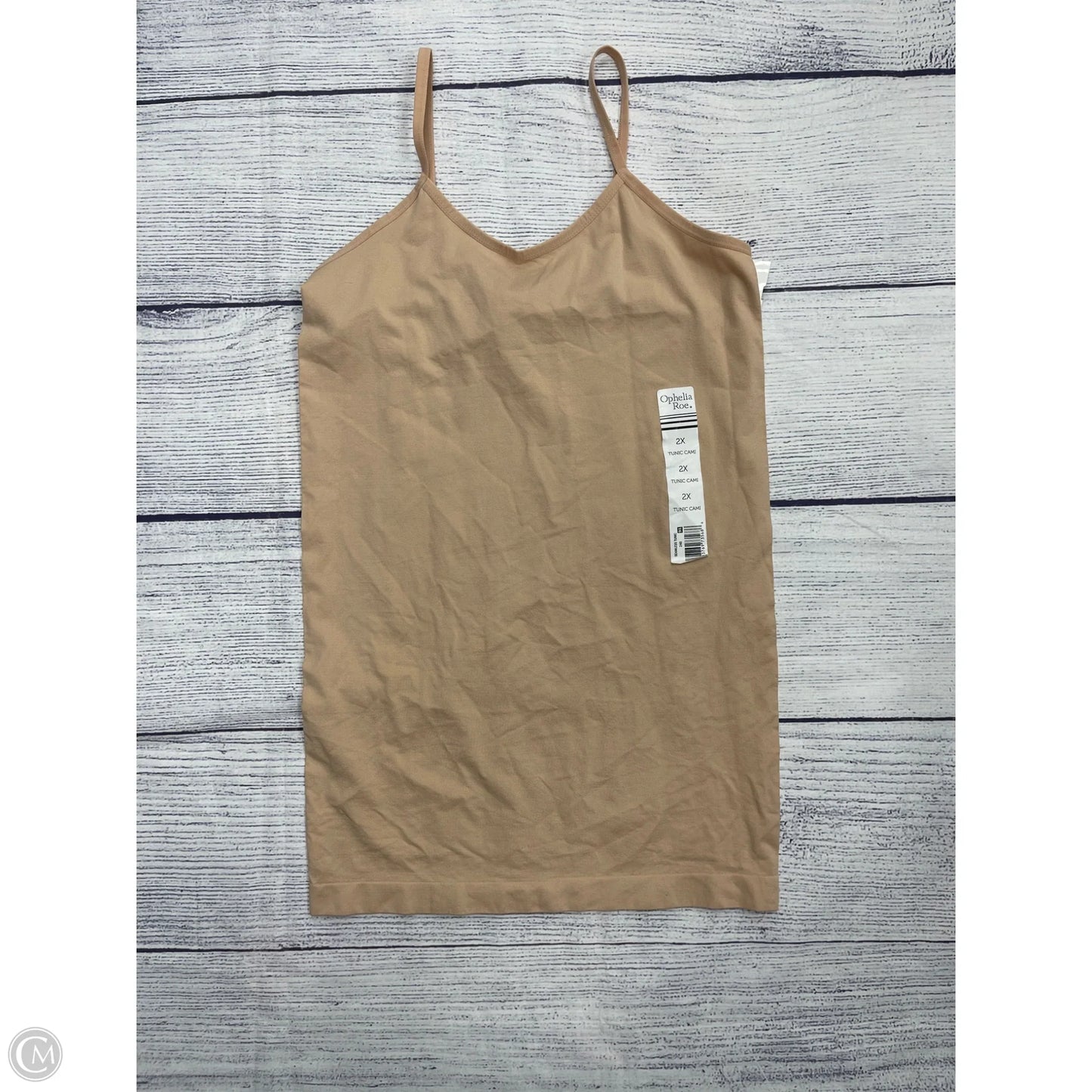 Tank Top By Ophelia Roe In Cream, Size: 2x