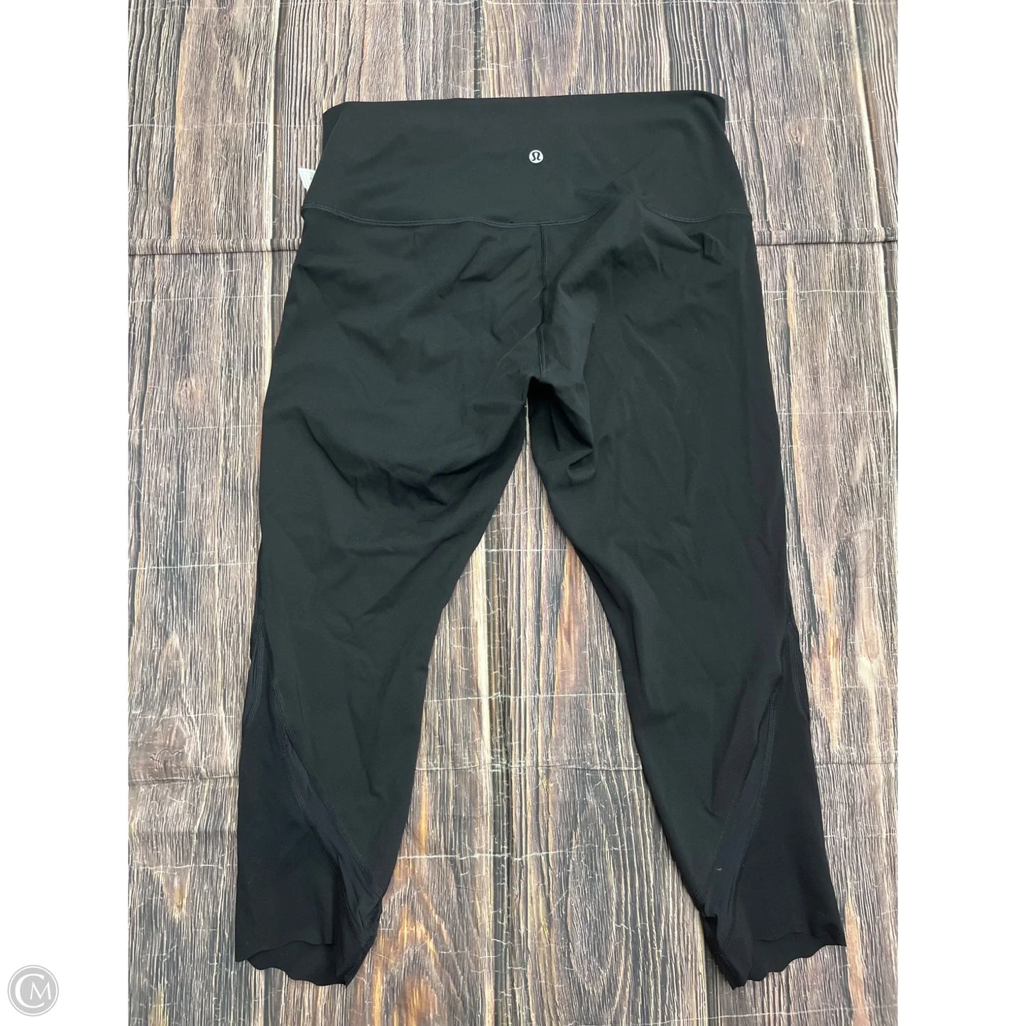 Athletic Capris By Lululemon In Black, Size: Xl