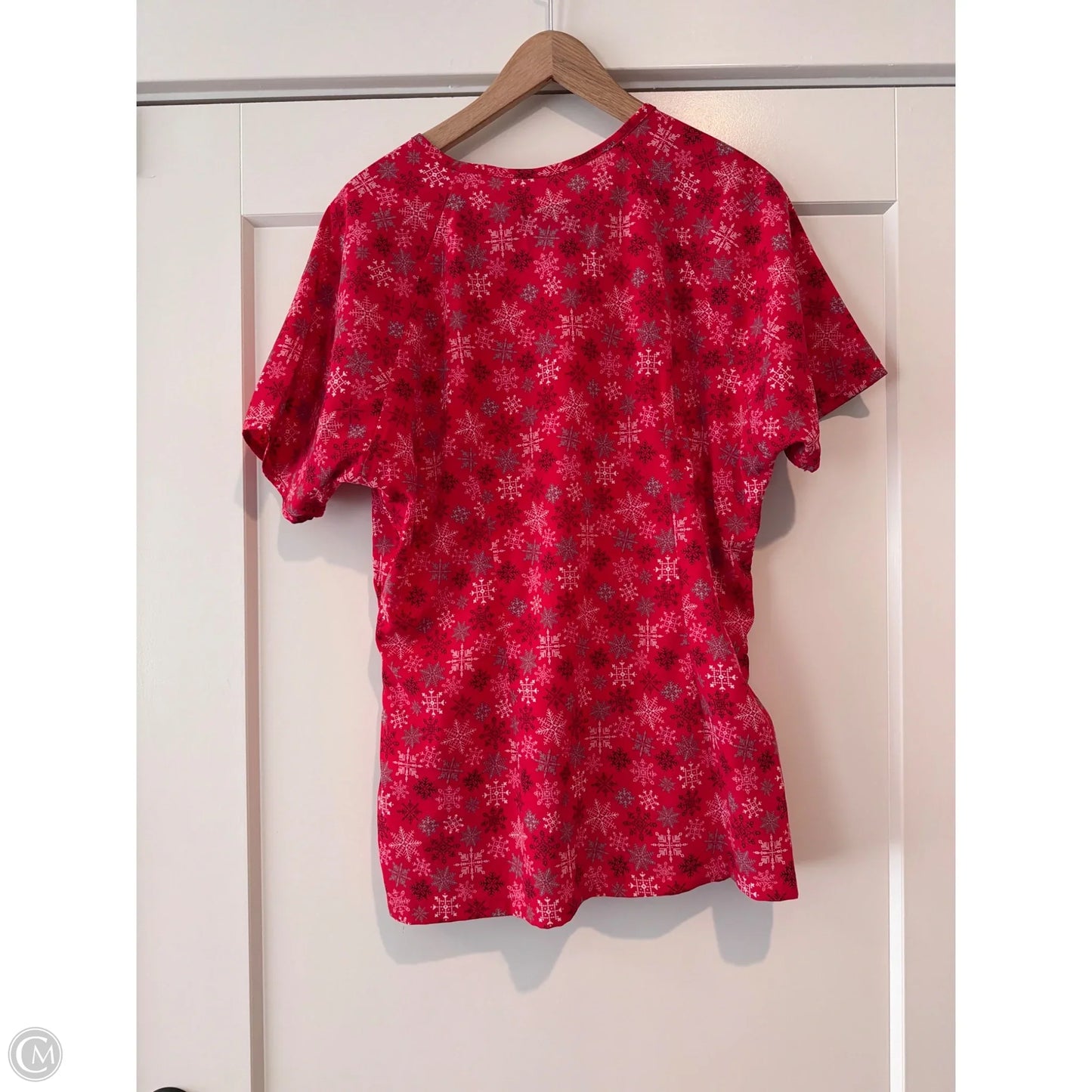 Top Short Sleeve By Clothes Mentor In Red, Size: M