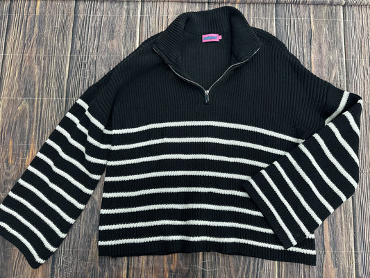 Sweater By Clothes Mentor In Black, Size: L