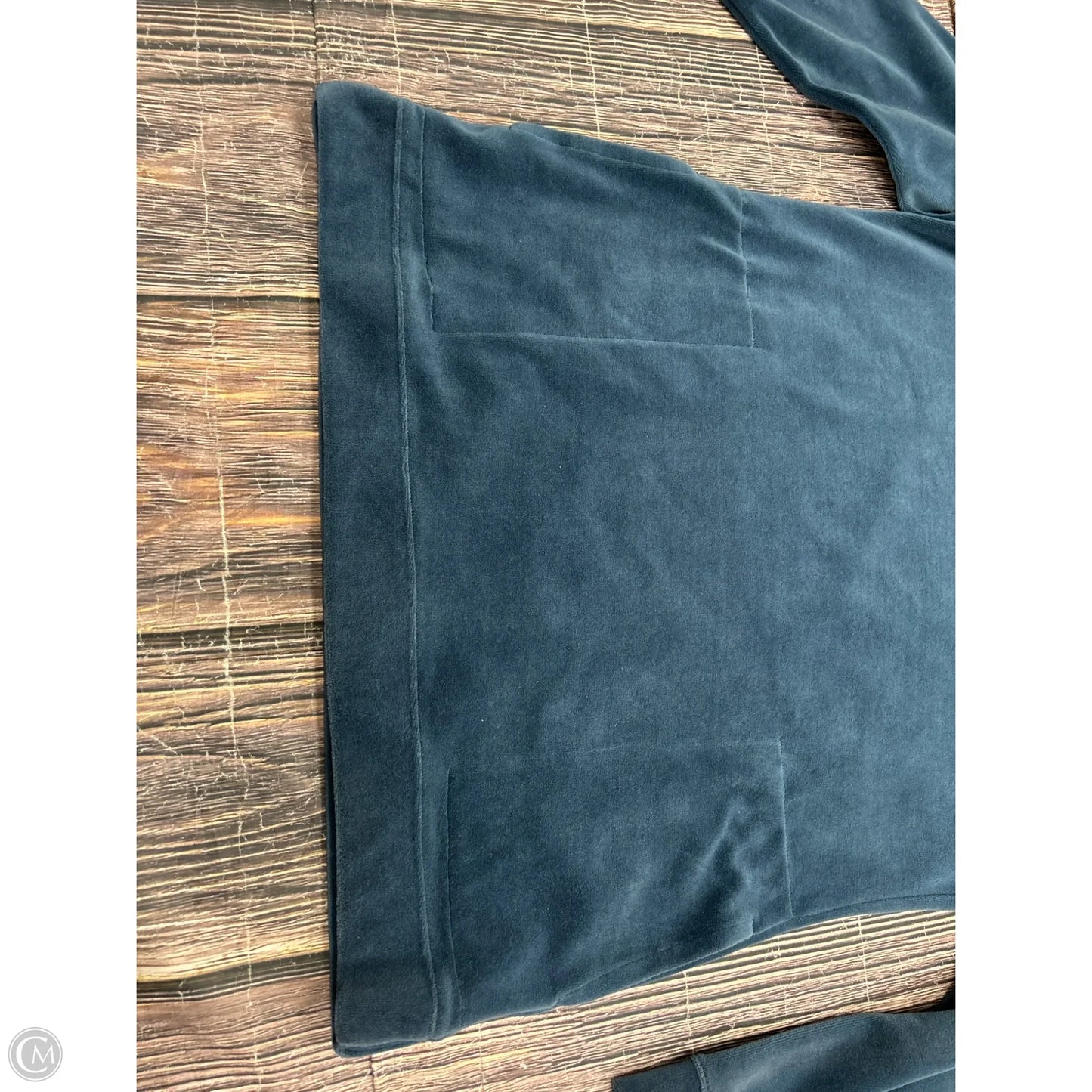 Sweatshirt Crewneck By Denim And Co Qvc In Blue, Size: S