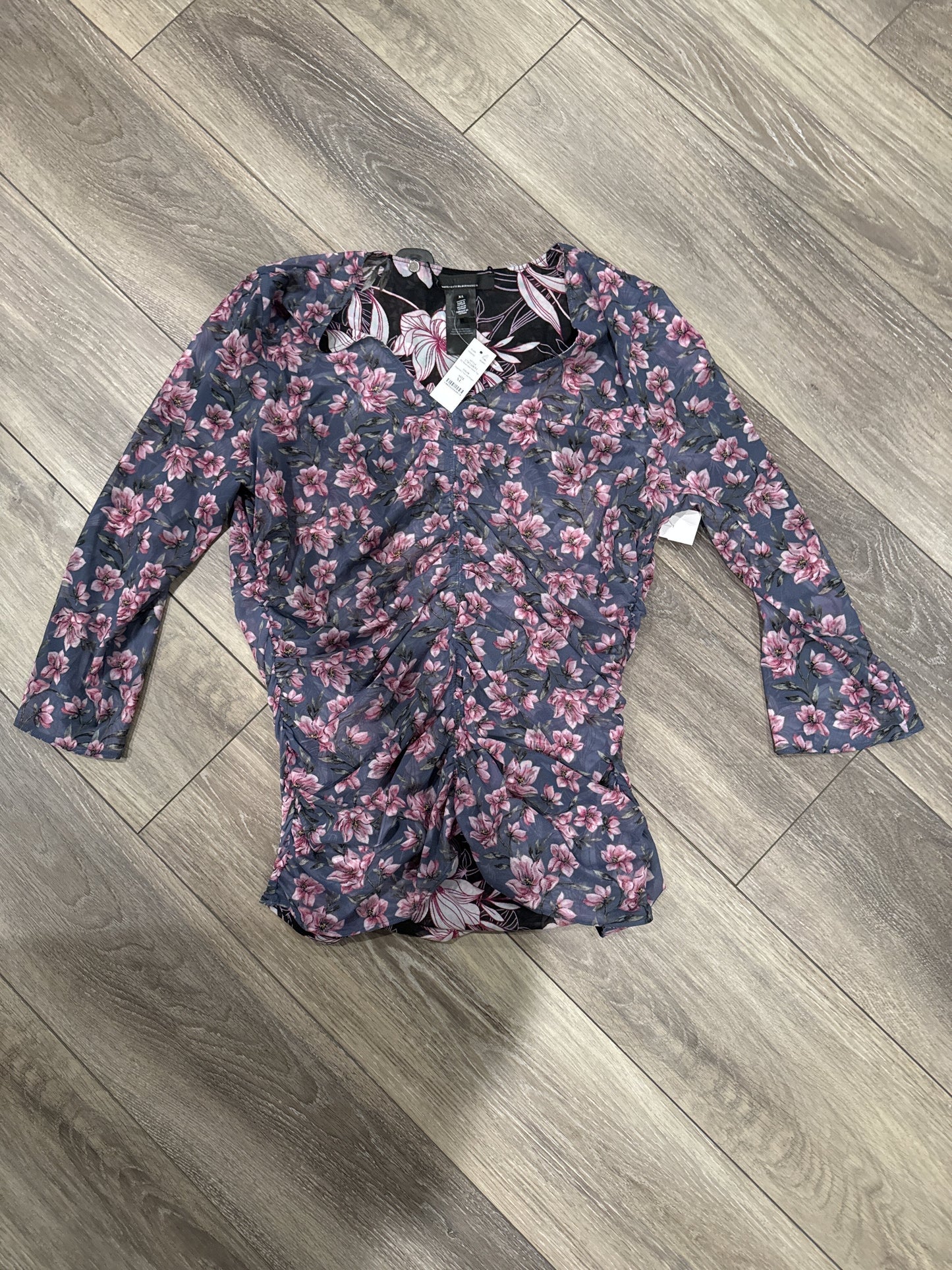 Top Long Sleeve By White House Black Market Size: Xl