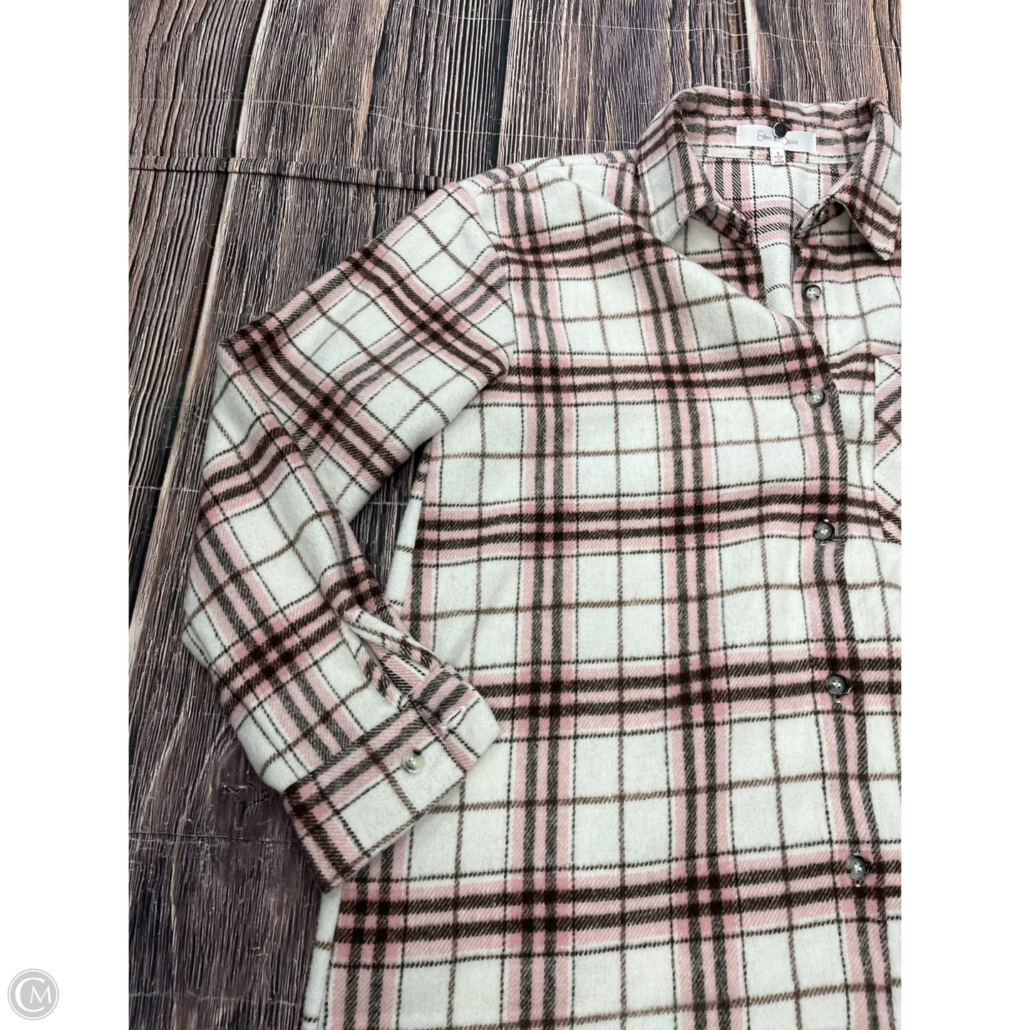 Jacket Shirt By Eden & Olivia In White, Size: S