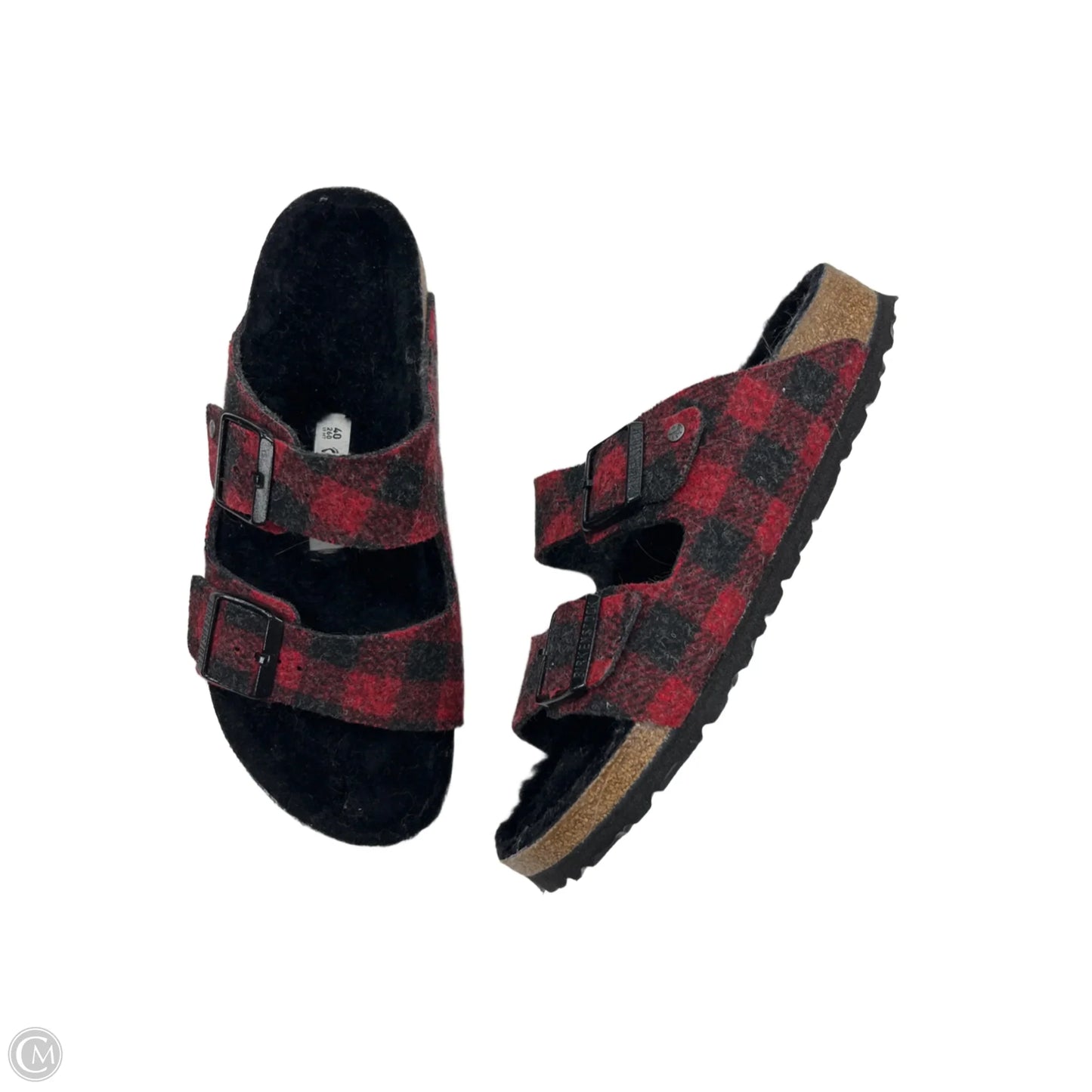 Sandals Flats By Birkenstock In Red, Size: 9